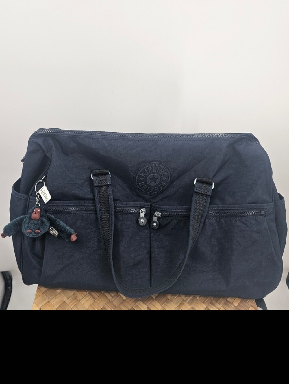 Kipling Navy Blue Weekend Duffle Bag NWT
